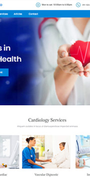 More Cardiologist Website Templates